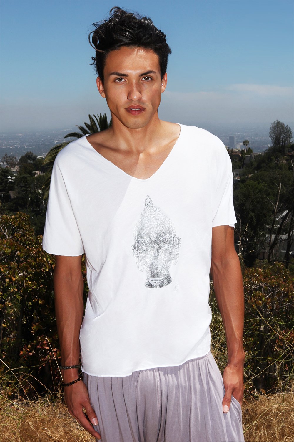 Buddha T-Shirt Teja Tee White