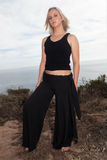 Parvati Pants Long Black- Flare Yoga Pants